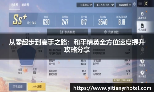 从零起步到高手之路：和平精英全方位速度提升攻略分享